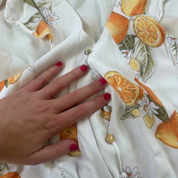 For Love & Lemons Limonada Jumpsuit Lemon Print - Picture 7 of 15